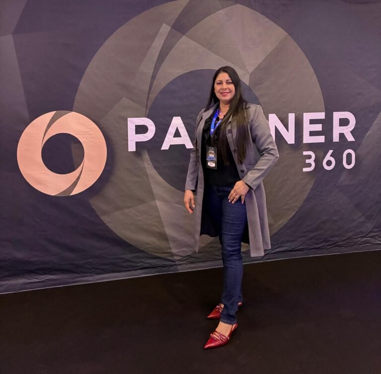 Marychel en el evento presencial de Partner 360 en Madrid